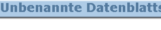Unbenannte Datenblattseite